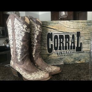 Ladies Corral Cowboy Boots